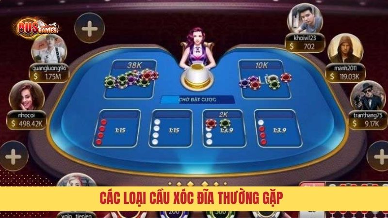 Các loại cầu xóc đĩa thường gặp khi chơi online