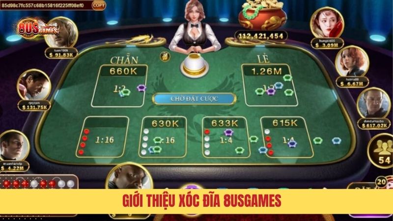 Xóc đĩa trực tuyến là tựa game thú vị trên cổng game 8us
