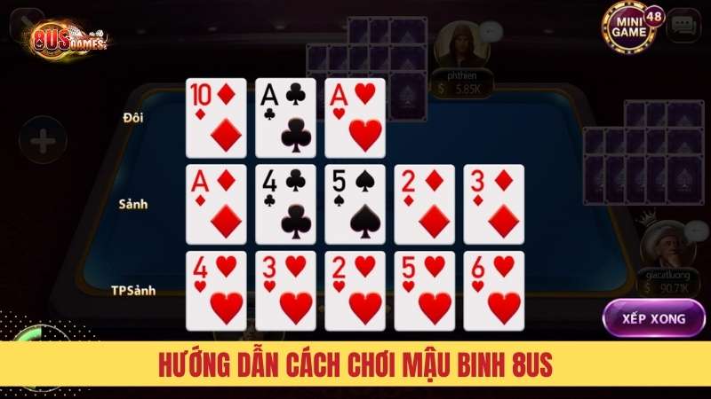 Cách chơi và quy tắc cơ bản của bài Mậu Binh